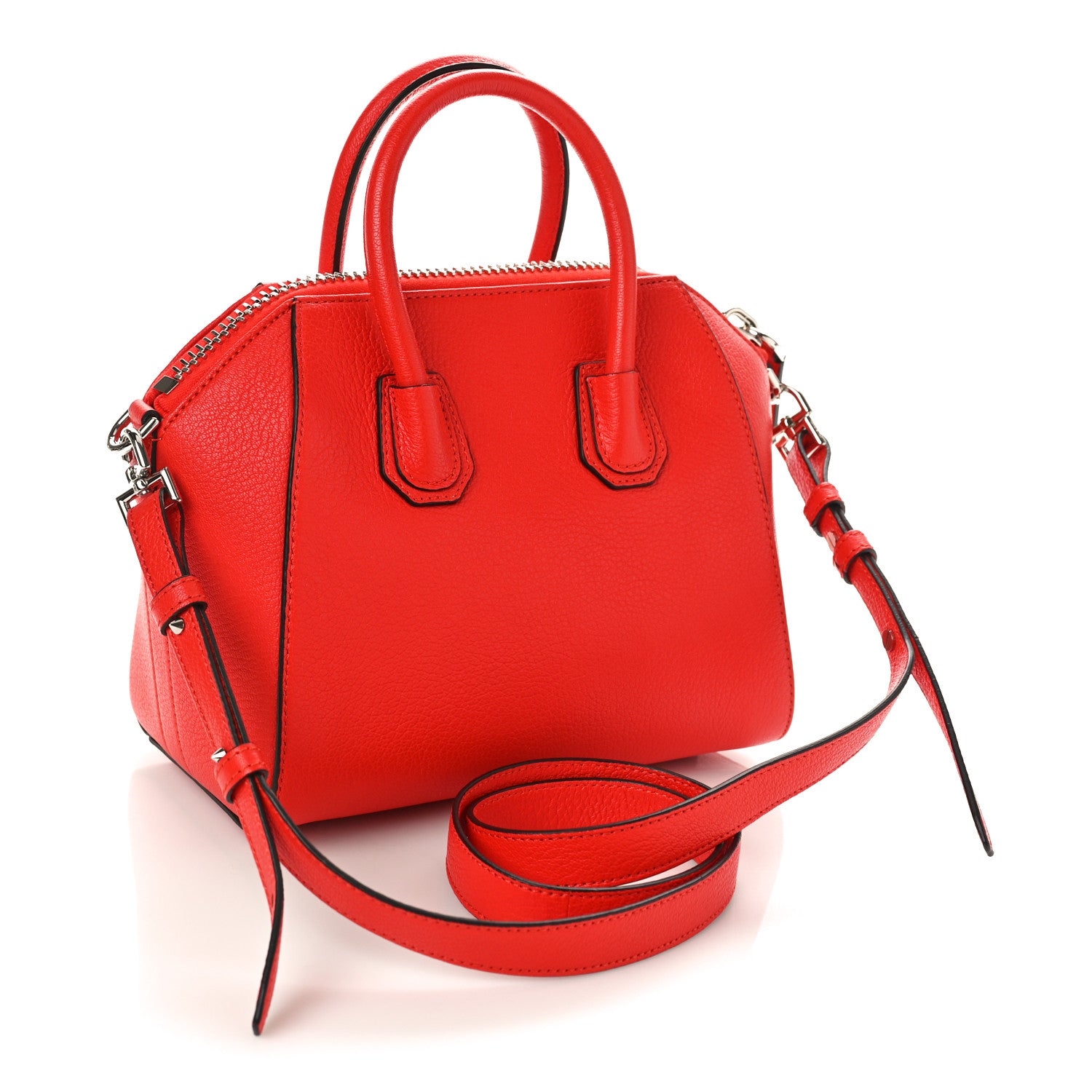 Givenchy Sugar Goatskin Mini Antigona Pop Red 2 of 8