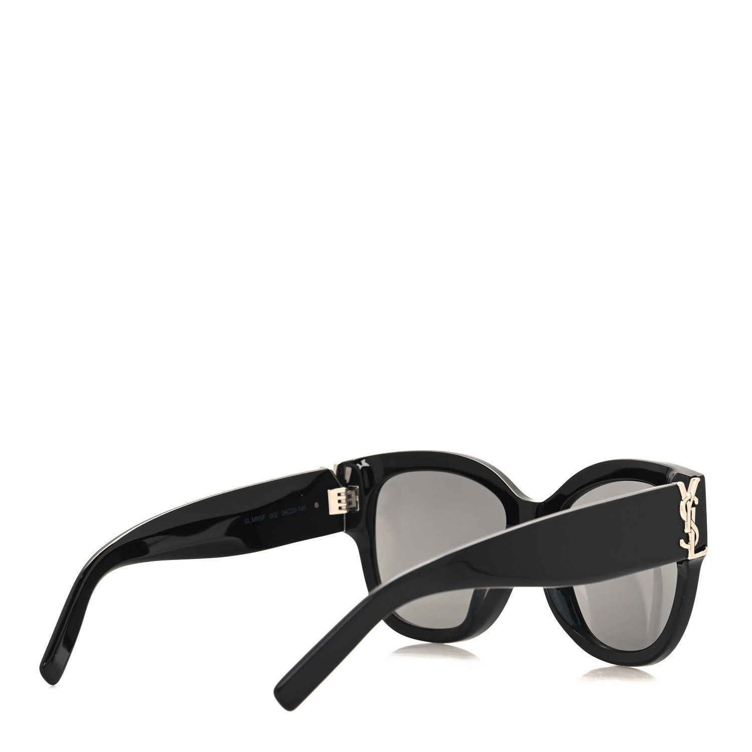 Saint Laurent Acetate Cateye Sunglasses SL M95 F Black 4 of 8