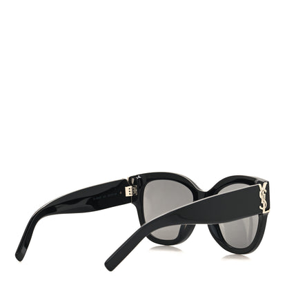 Saint Laurent Acetate Cateye Sunglasses SL M95 F Black 4 of 8