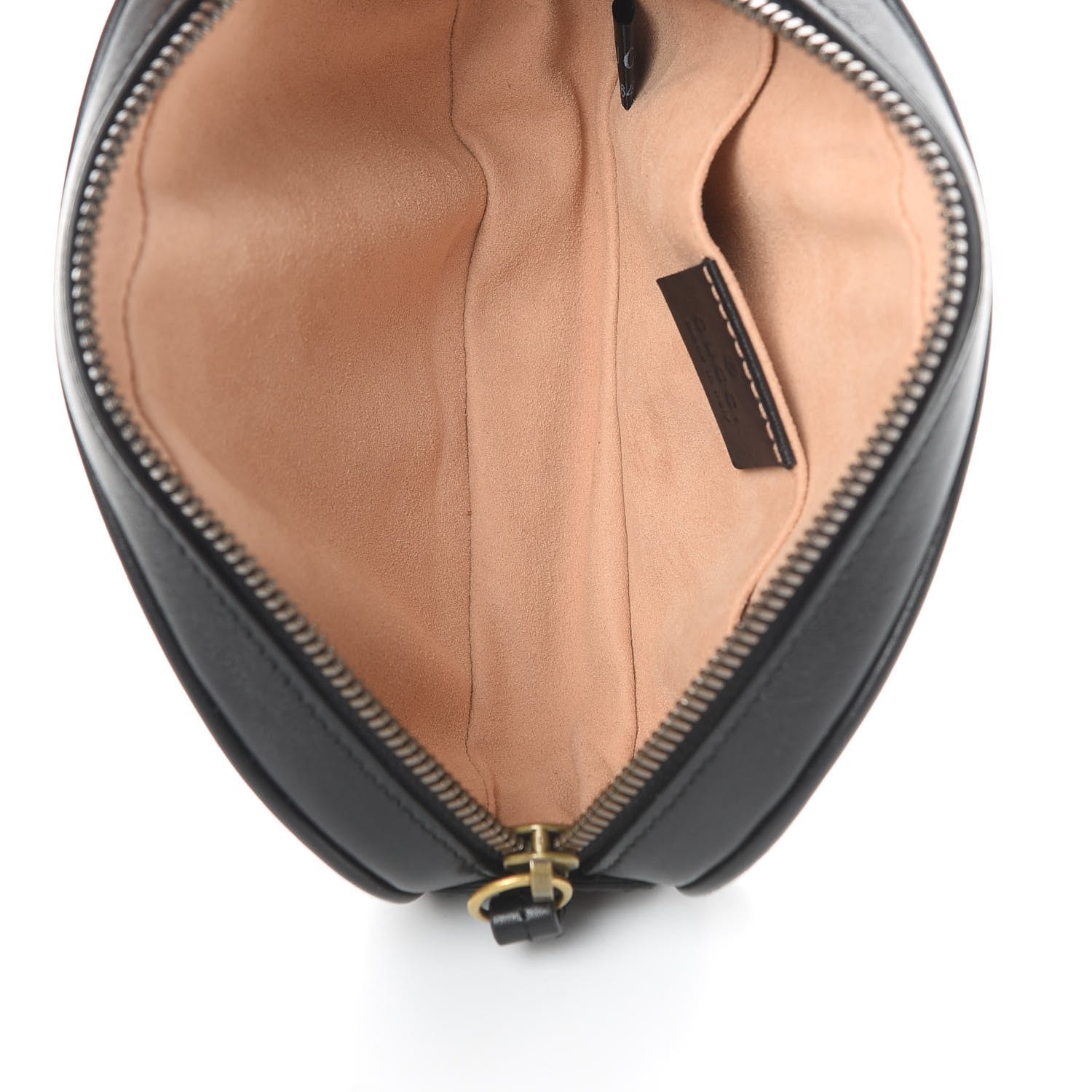 Gucci Calfskin Matelasse GG Marmont Belt Bag 85 34 Black 5 of 10