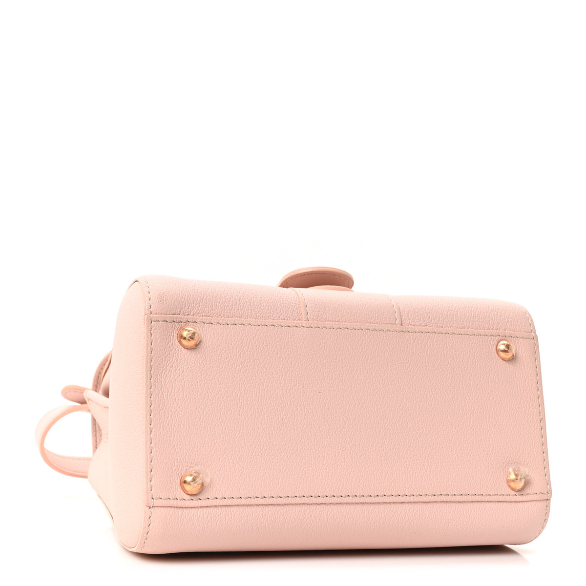 Delvaux Grained Rodeo Calfskin Mini Brillant Satchel Nude 5 of 11
