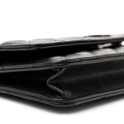 Chanel Caviar Quilted My Everything Wallet On Chain WOC Black 9 of 14