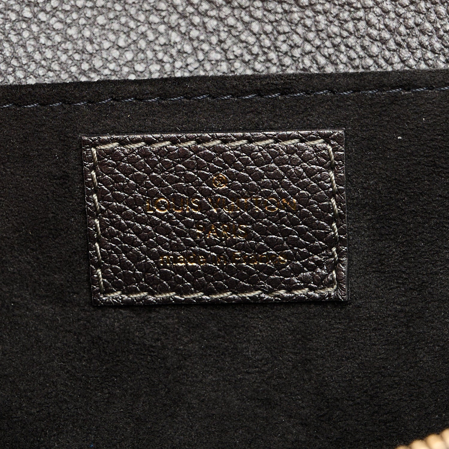 Louis Vuitton Shimmery Empreinte LV Ski Pochette Metis East West Gun Metal 6 of 9