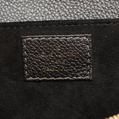 Louis Vuitton Shimmery Empreinte LV Ski Pochette Metis East West Gun Metal 6 of 9