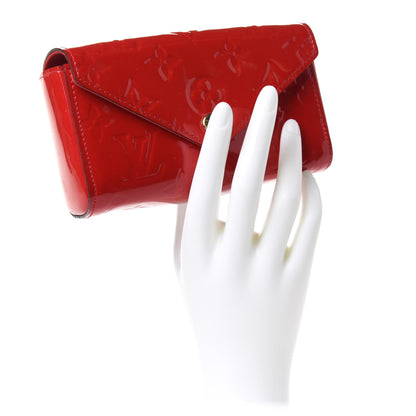 Louis Vuitton Vernis Lucie Pouch Cherry 2 of 9