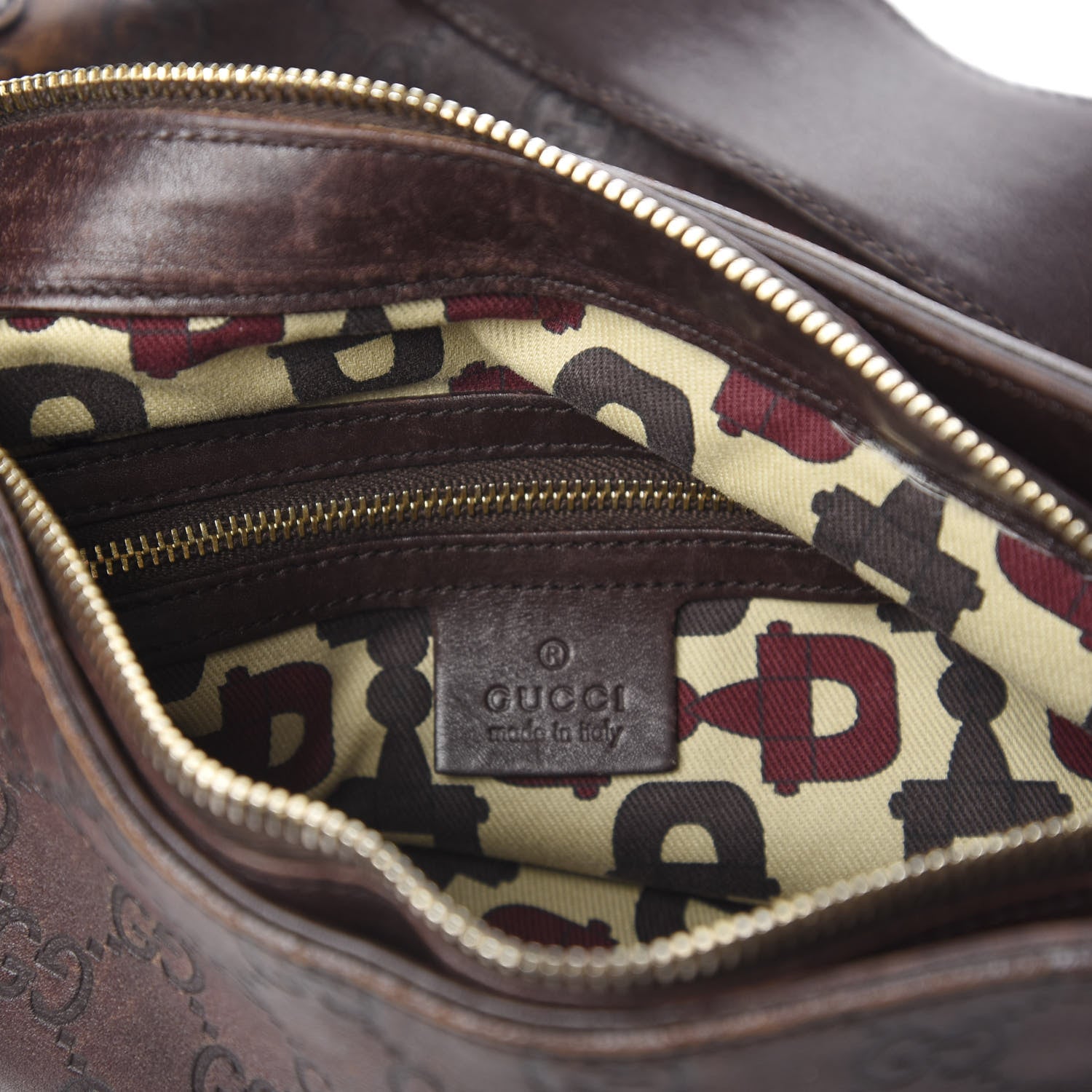 Gucci Guccissima Creole Hobo Chocolate 6 of 10
