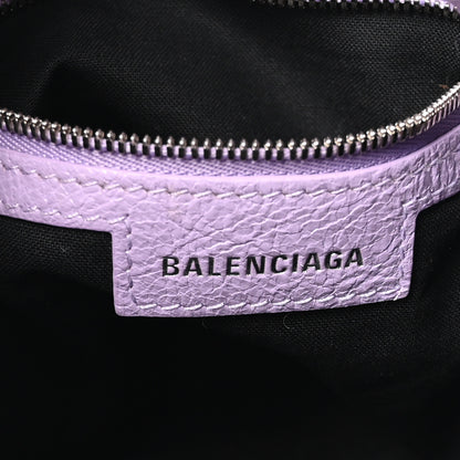 Balenciaga Agneau Arena Le Cagole Bucket Bag XS Lilac 6 of 10