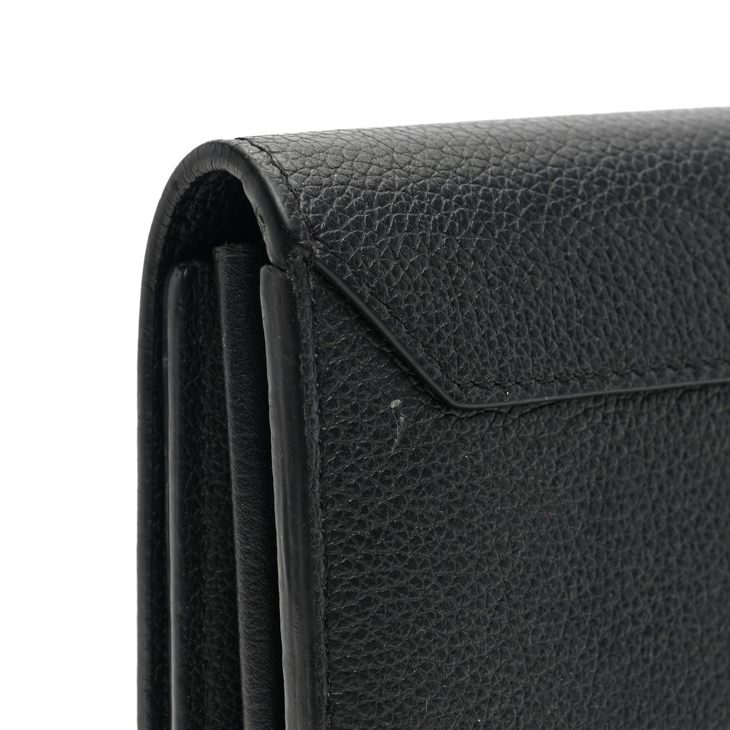 Calfskin Lockme II Wallet Black