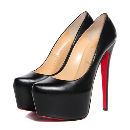 Christian Louboutin Kid Daffodile 160 Pumps 40.5 Black 3 of 6