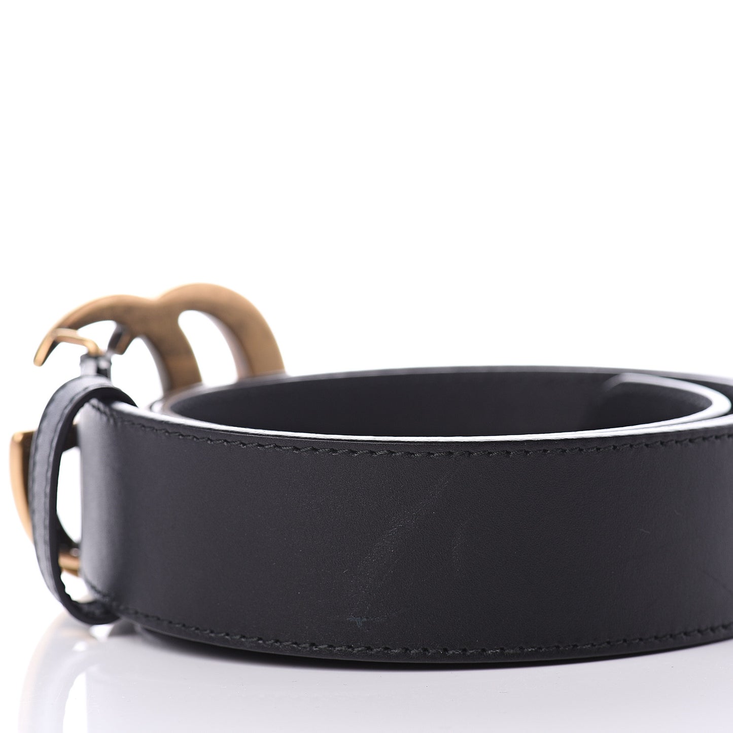 Calfskin Double G 40mm Belt 85 34 Black