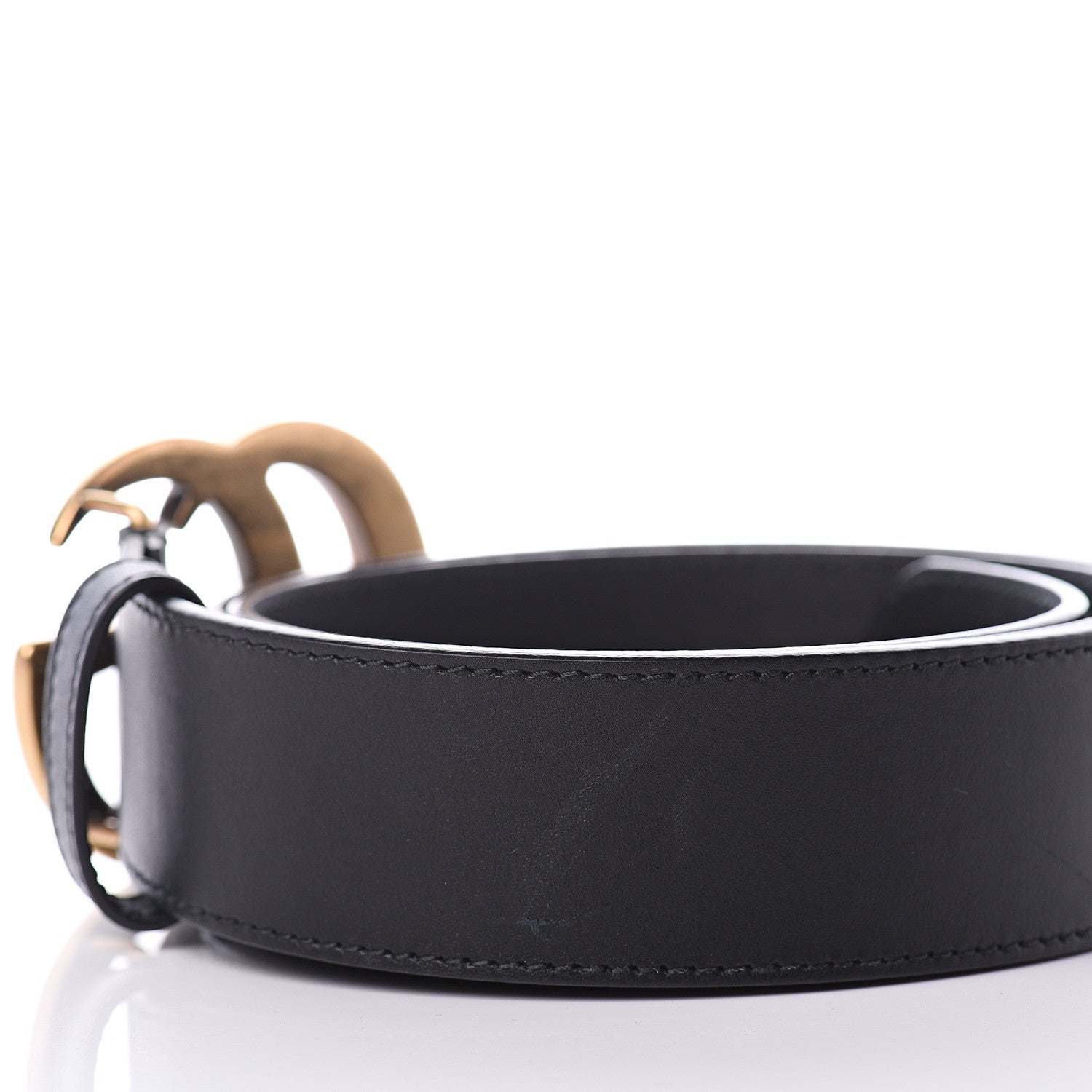 Gucci Calfskin Double G 40mm Belt 85 34 Black 5 of 6