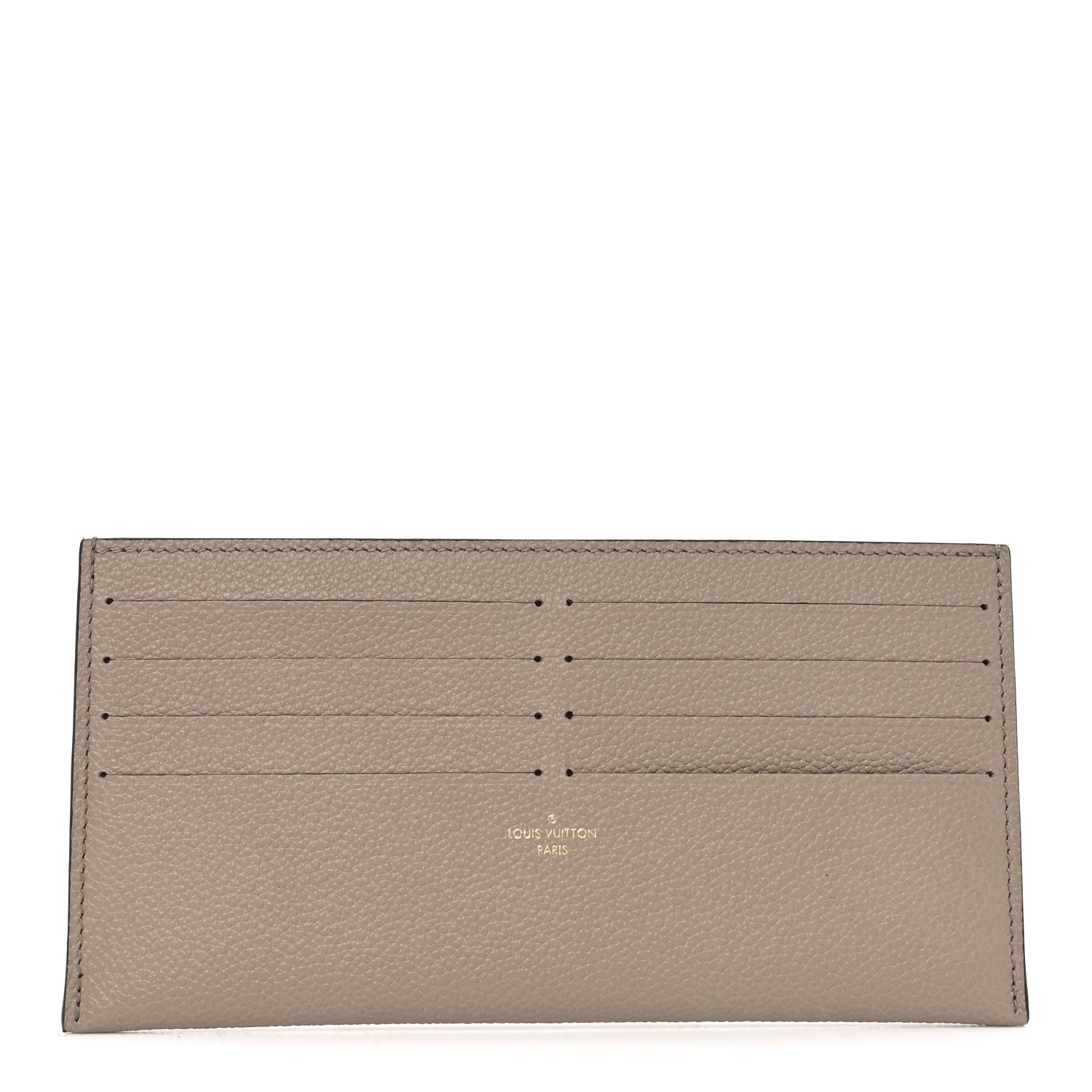 Louis Vuitton Calfskin Felicie Chain Wallet Card Holder Insert Tourterelle 1 of 6