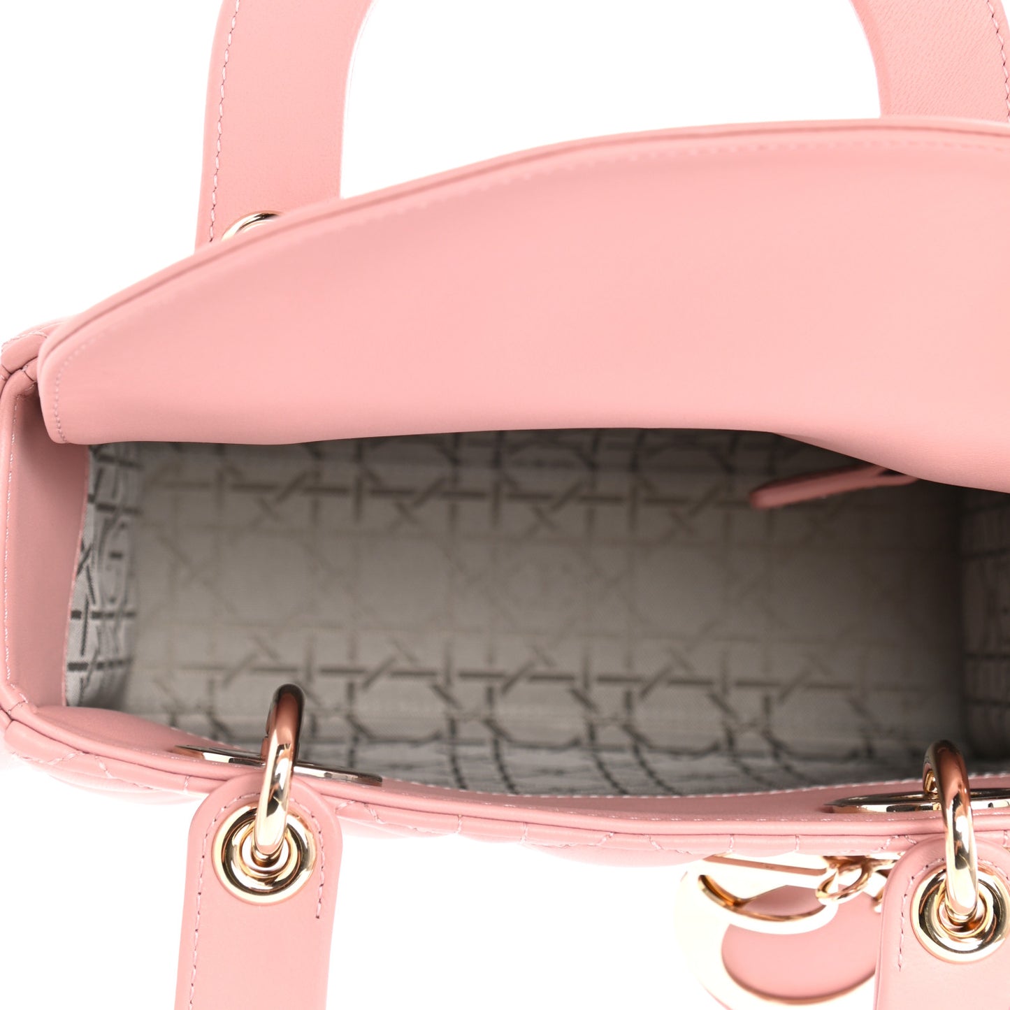 Lambskin Cannage Small My ABC Dior Lady Dior Blush