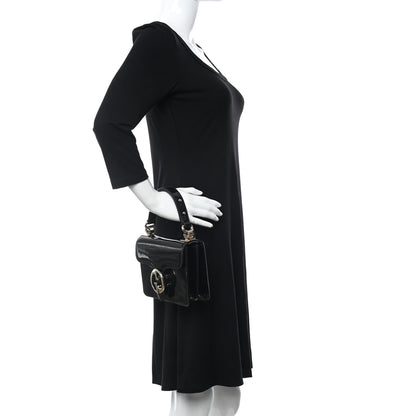Gucci Patent 1973 Flap Bag Black 2 of 12