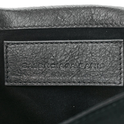 Balenciaga Agneau Giant Brogues Hardware Envelope Clutch Anthracite 7 of 9