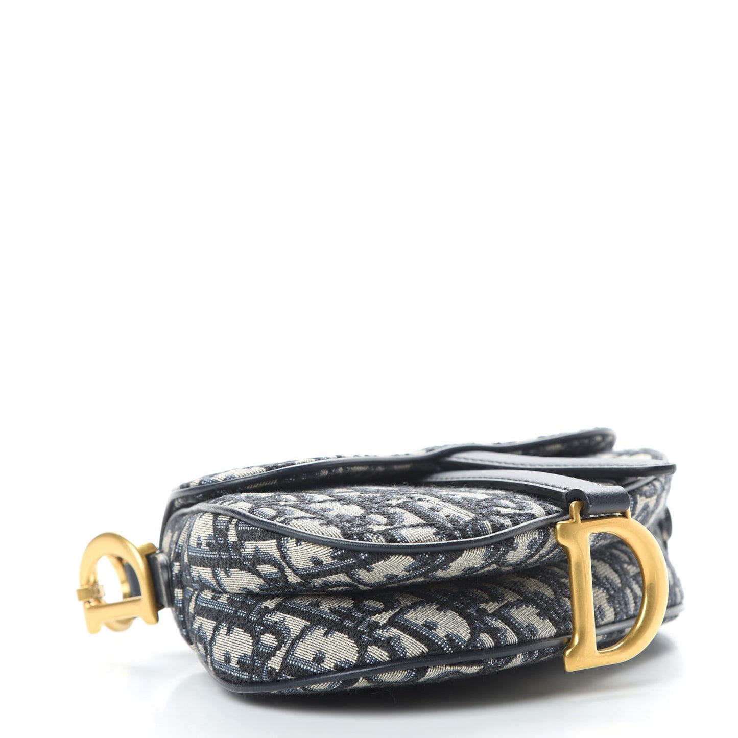 Oblique Mini Saddle Bag Blue