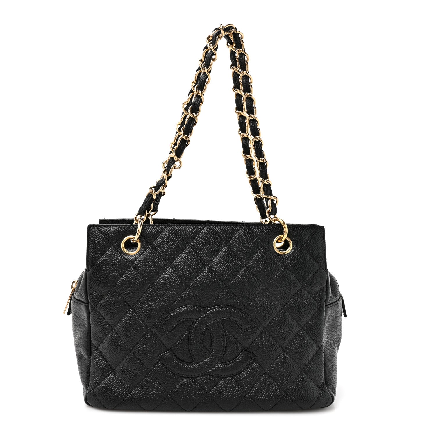 Chanel Caviar Quilted Petit Timeless Tote PTT Black 1 of 10
