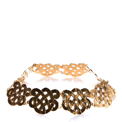 Chanel Hammered Chain Belt Gold 6 of 6