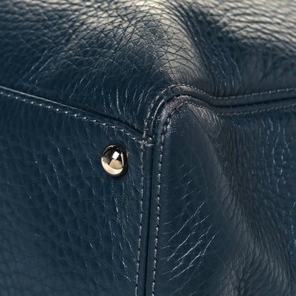 Chanel Calfskin Cerf Executive Shopper Tote Blue 12 of 17