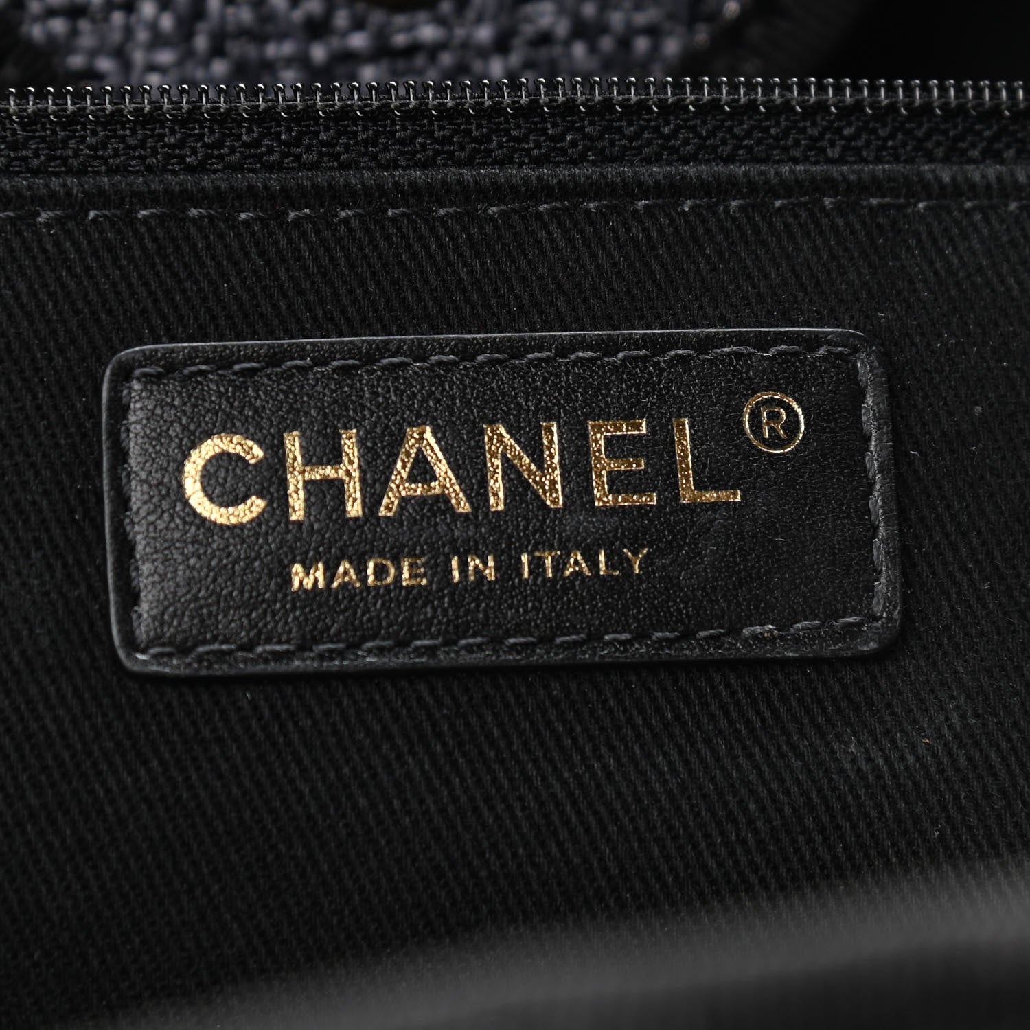 Chanel Lurex Boucle Medium Deauville Tote Black 5 of 9