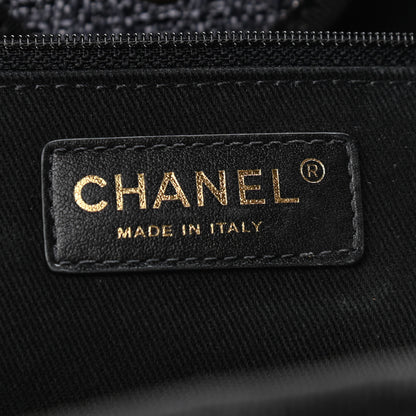 Chanel Lurex Boucle Medium Deauville Tote Black 5 of 9