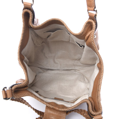 Gucci Pebbled Calfskin Medium Marrakech Shoulder Bag Camel 4 of 10