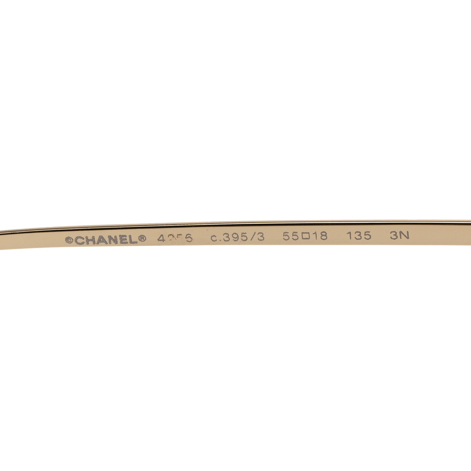 Chanel Metal Pilot Sunglasses 4256 Gold 5 of 8