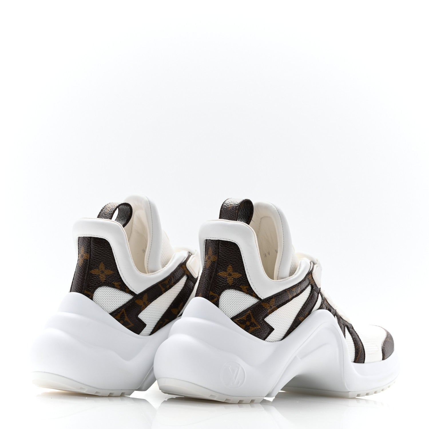 Louis Vuitton Patent Monogram LV Archlight Sneakers 37 White 5 of 10