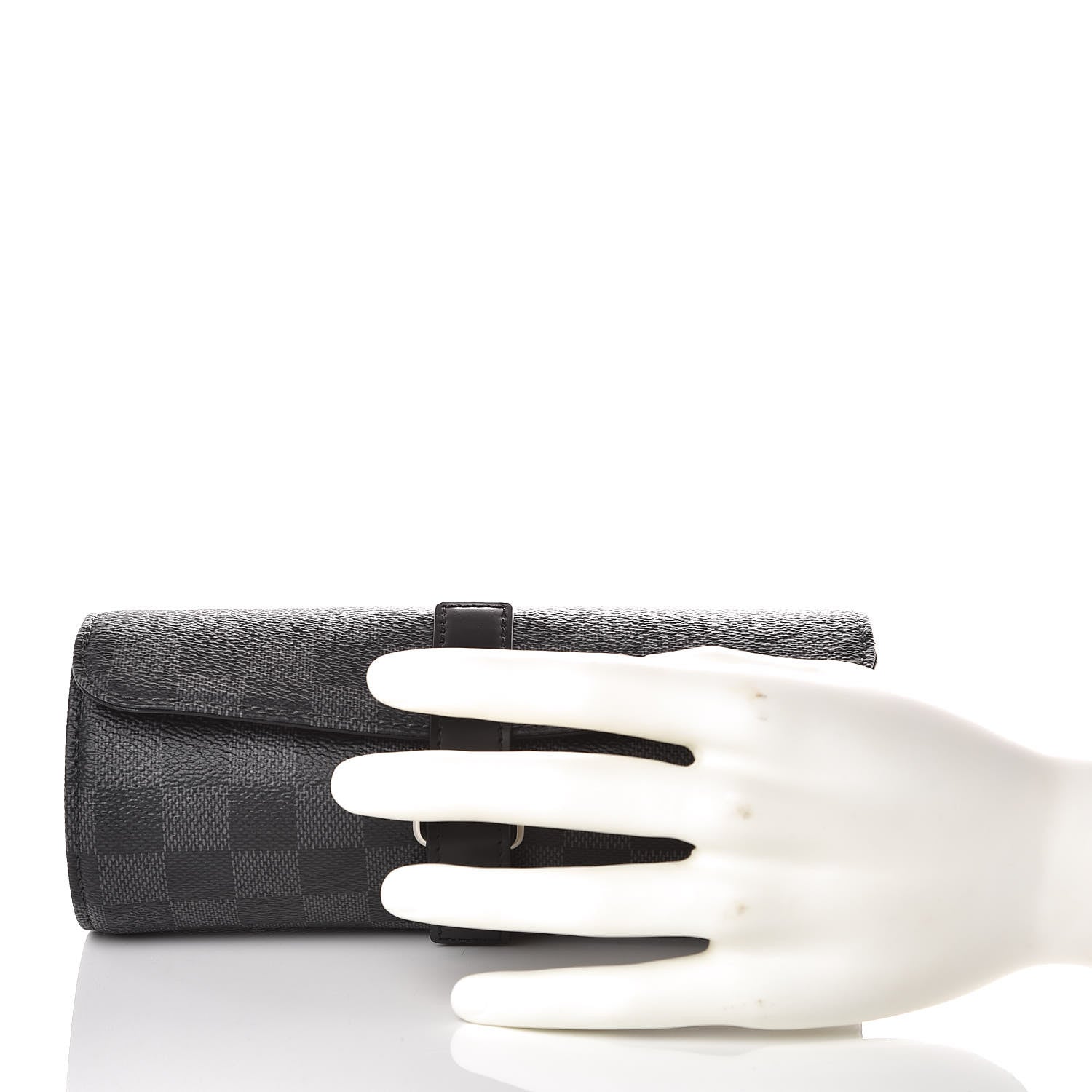 Louis Vuitton Damier Graphite 3 Watch Travel Case 2 of 7