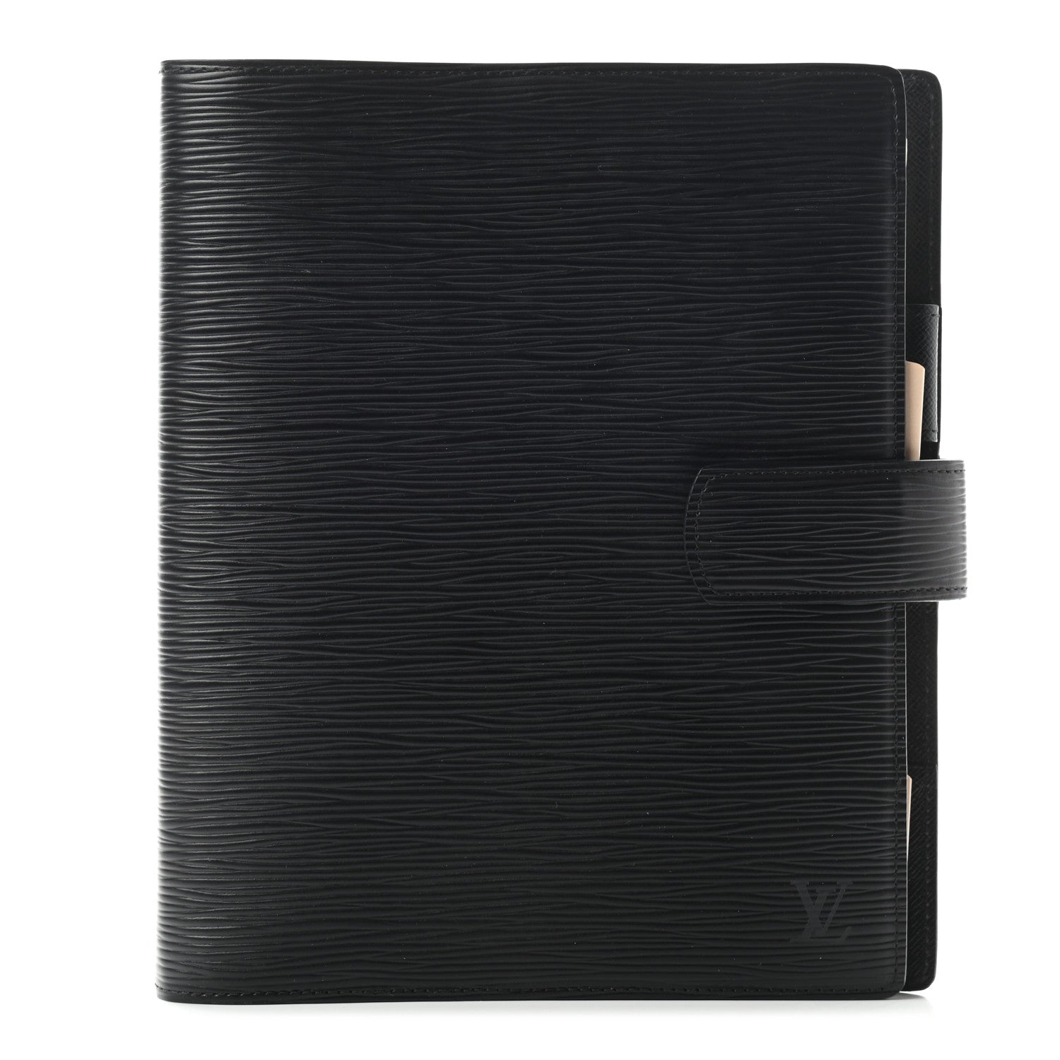 Louis Vuitton Epi Large Ring Agenda Cover Black 1 of 7
