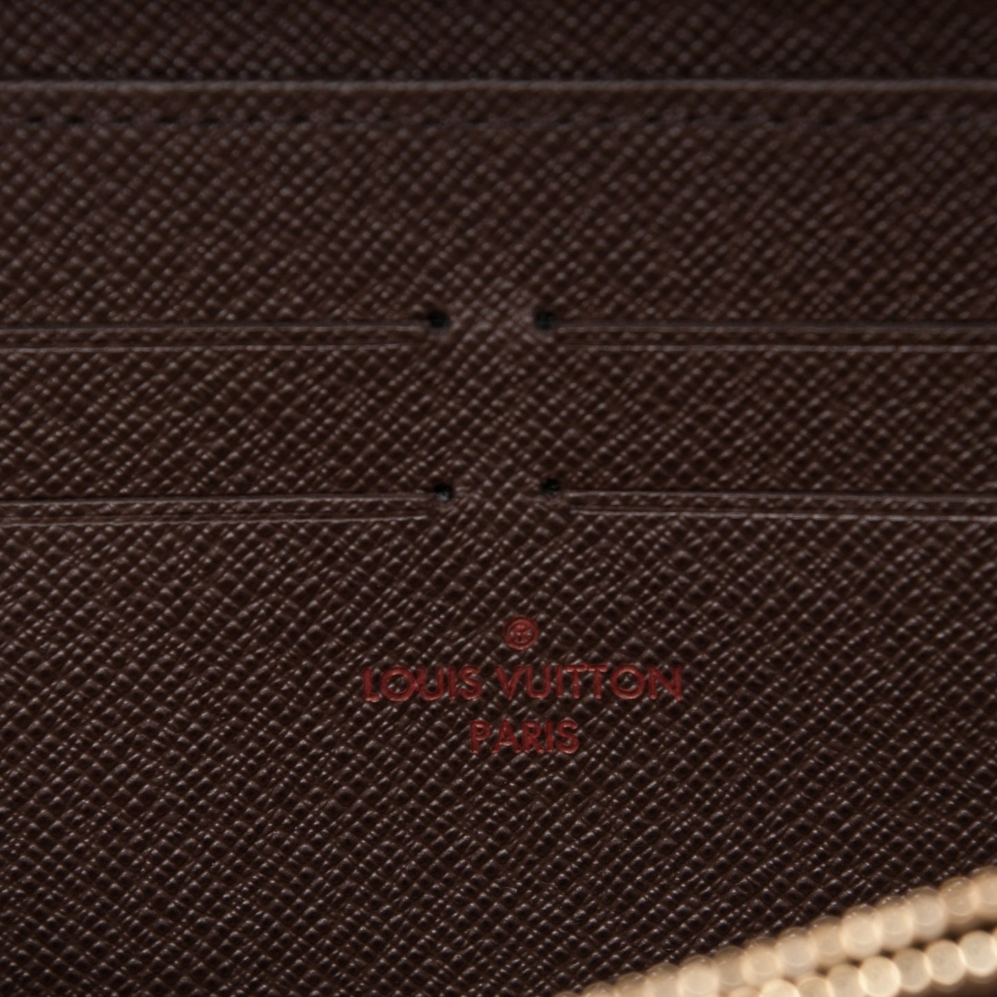 Damier Ebene Zippy Wallet