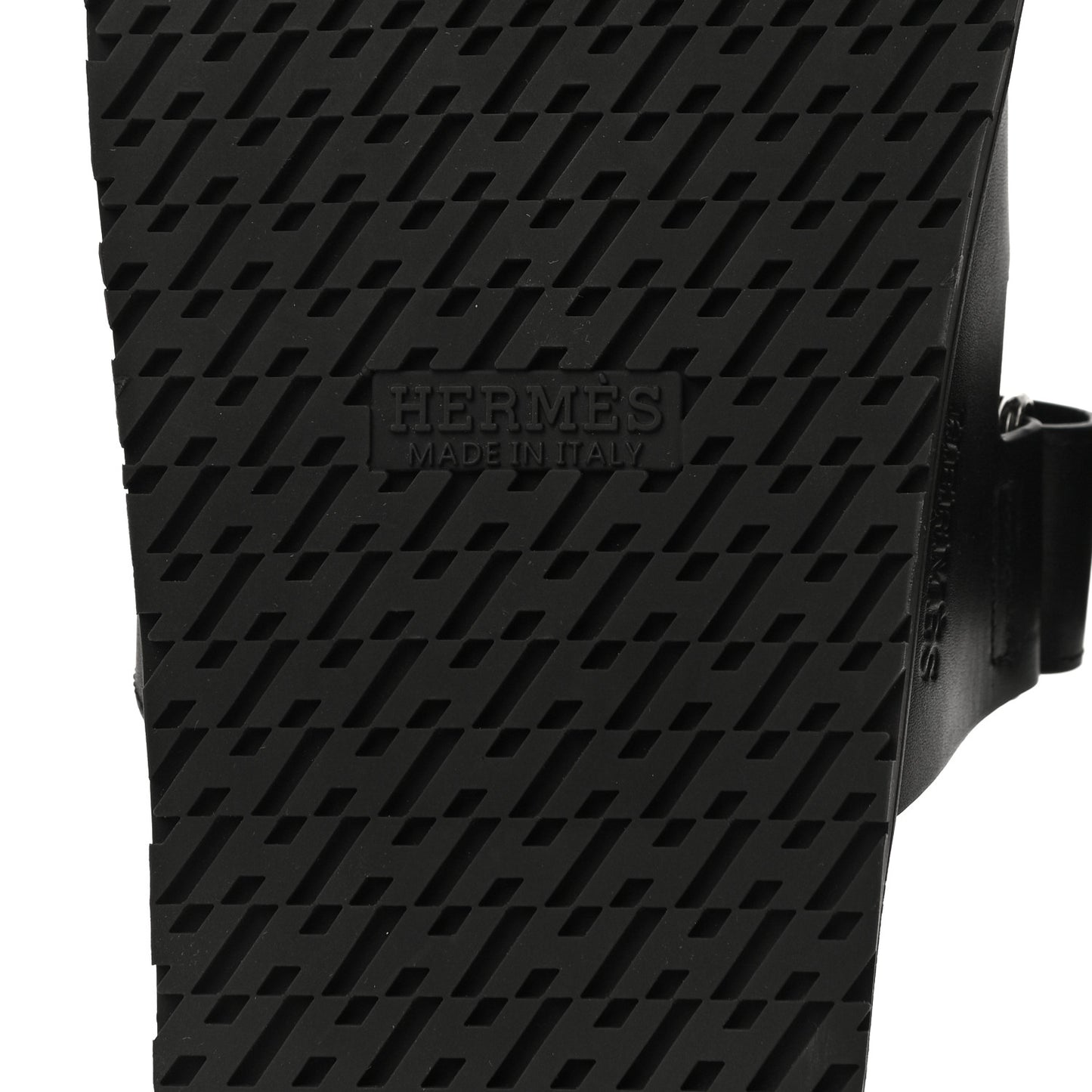 Calfskin Mens Chypre Sandals 43 Black
