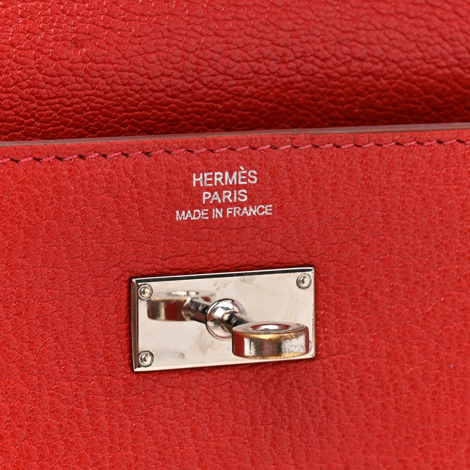 Hermes Chevre Mysore Kelly Longue Wallet Coq De Roche 7 of 13