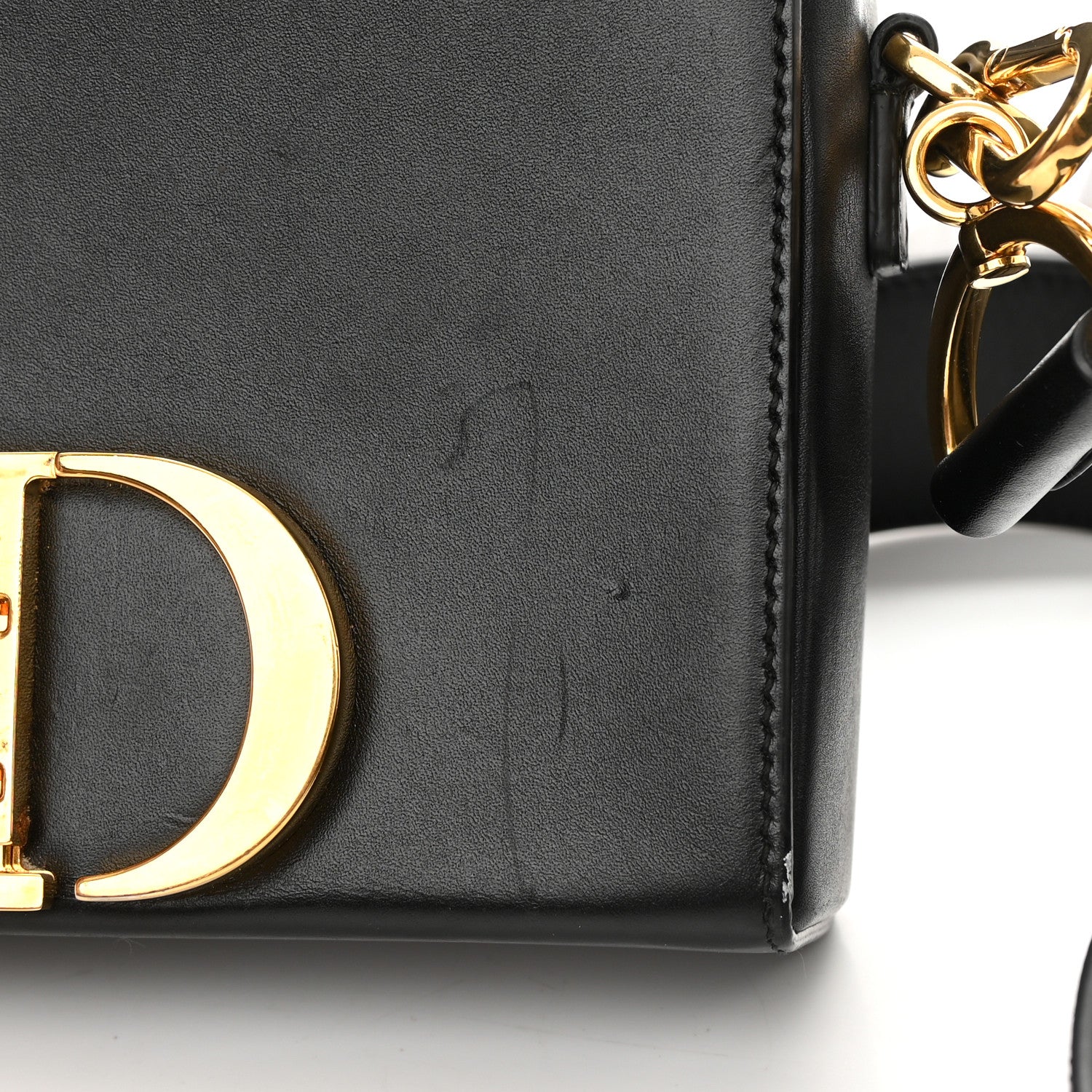 Christian Dior Box Calfskin 30 Montaigne Box Bag Black 16 of 22