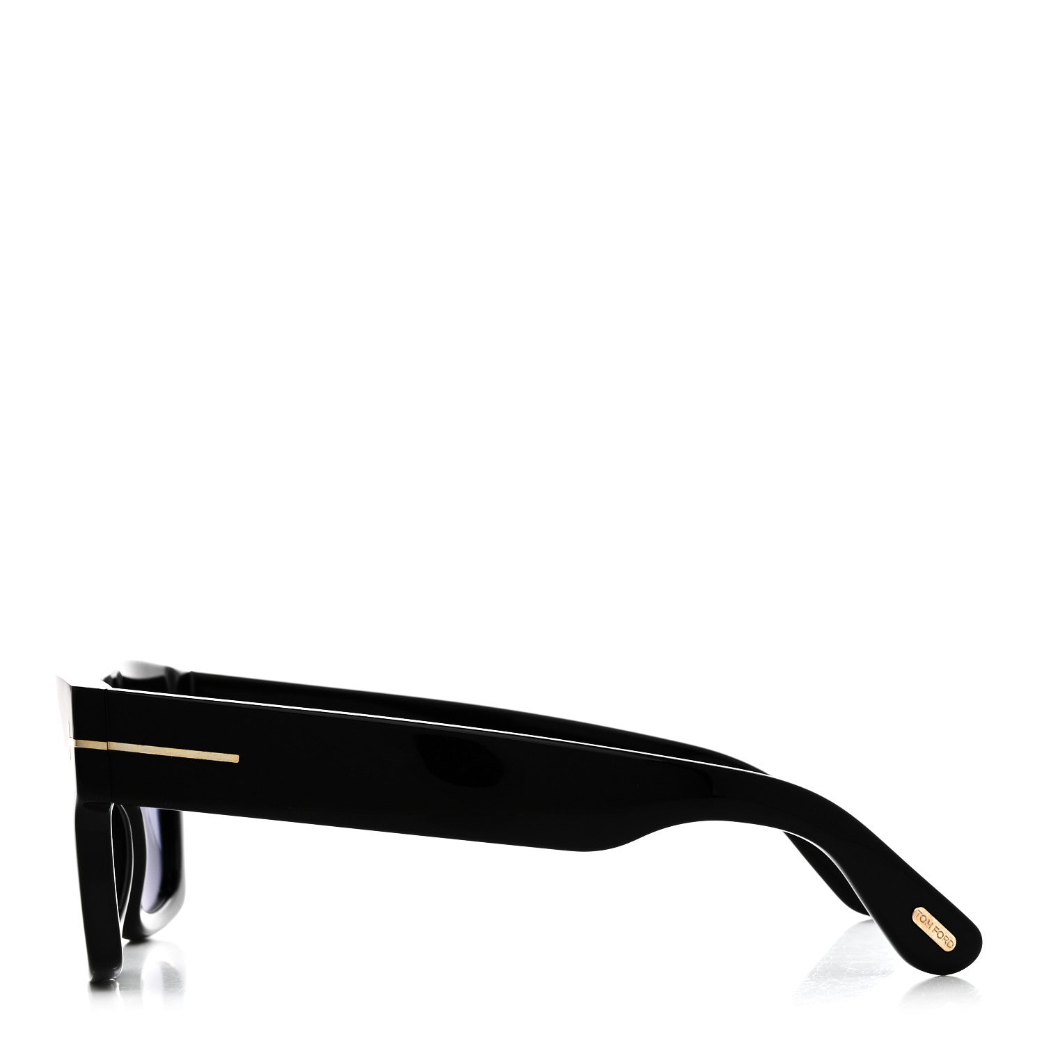 Tom Ford Acetate Fausto Sunglasses TF711 Black 3 of 7