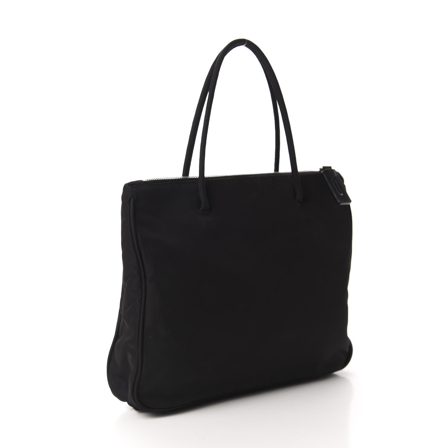 Prada Tessuto Nylon Lock Shoulder Bag Black 3 of 10