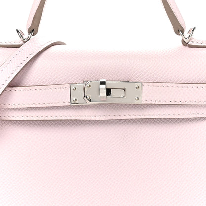 Hermes Epsom Mini Kelly Sellier 20 Mauve Pale 9 of 12