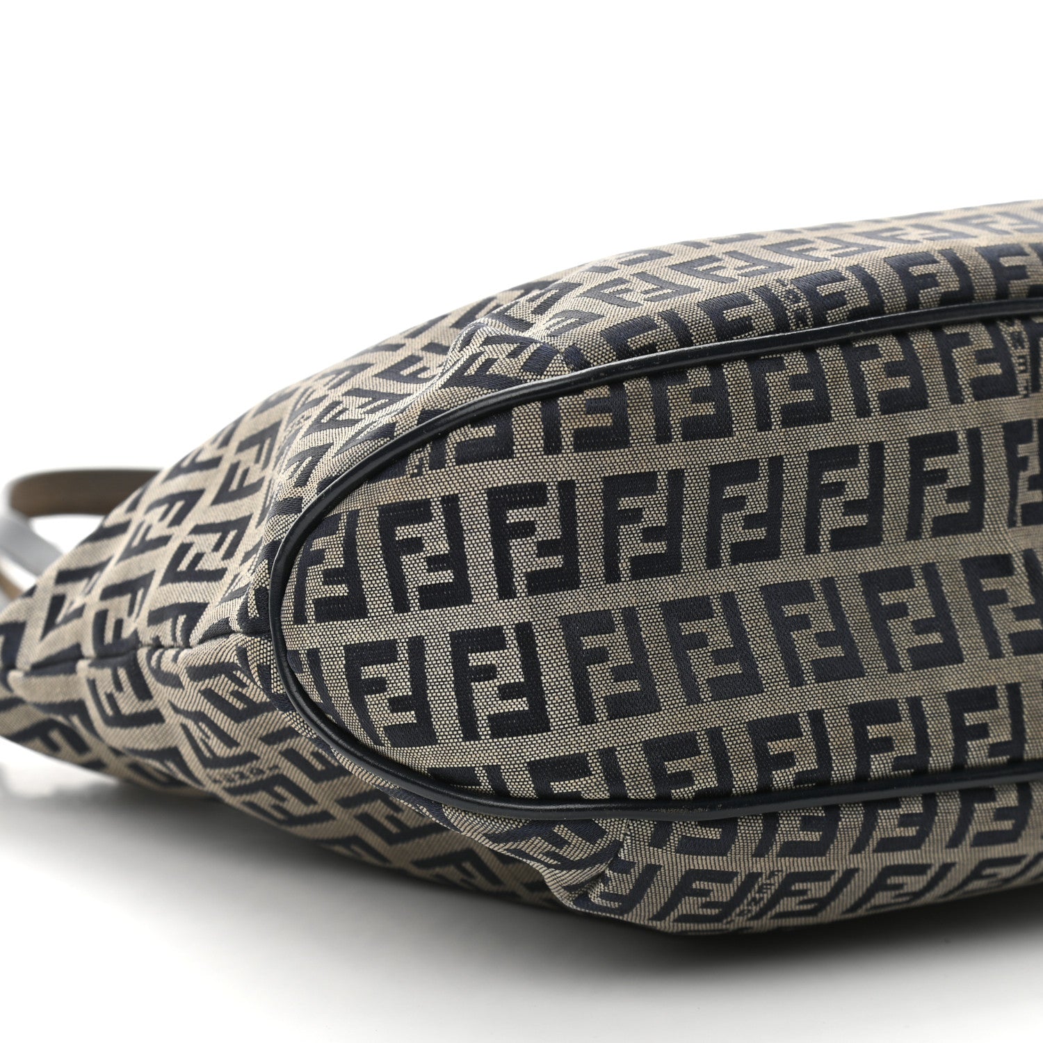 Fendi Zucchino Shopping Tote Navy 9 of 10