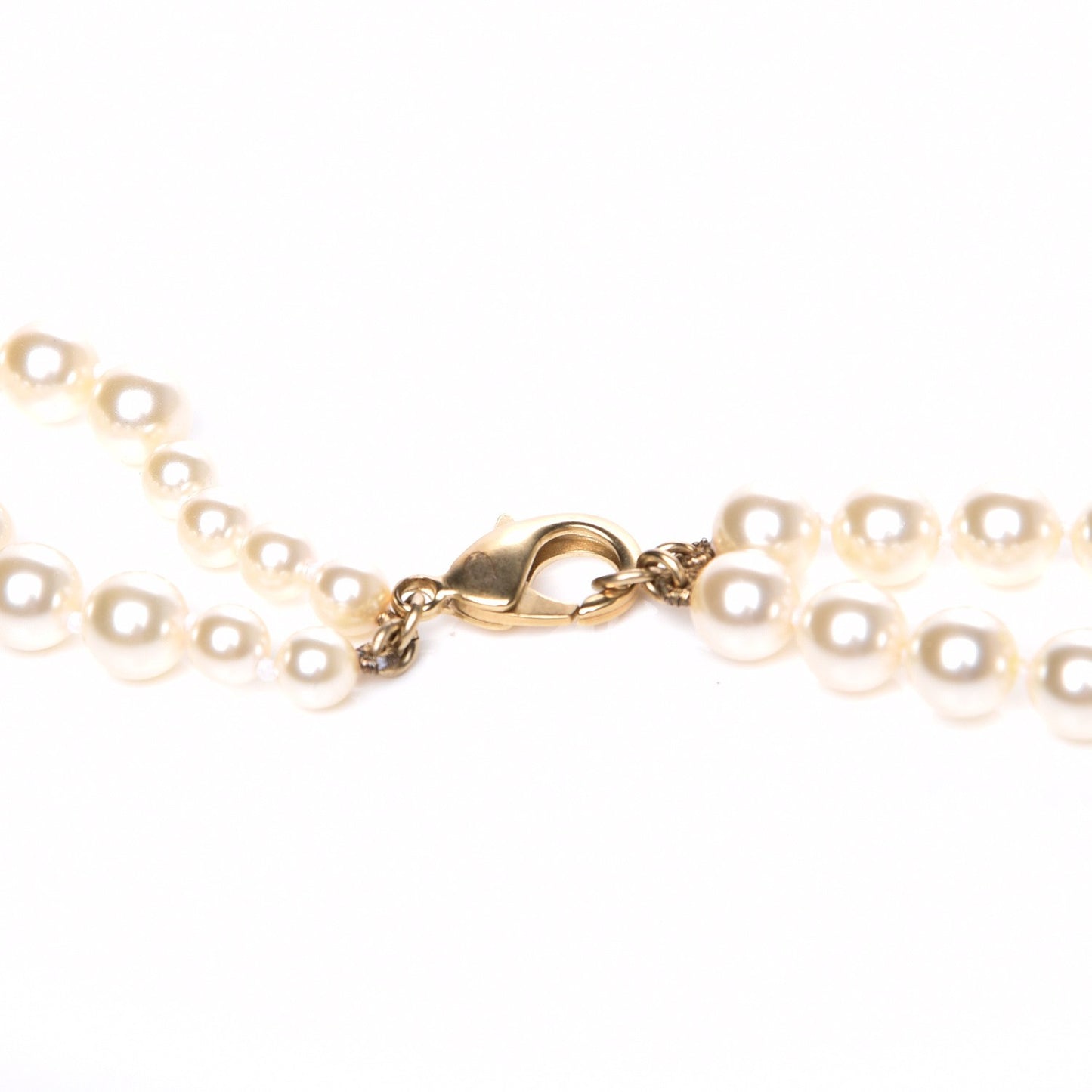 Pearl CC Double Strand Belt Gold
