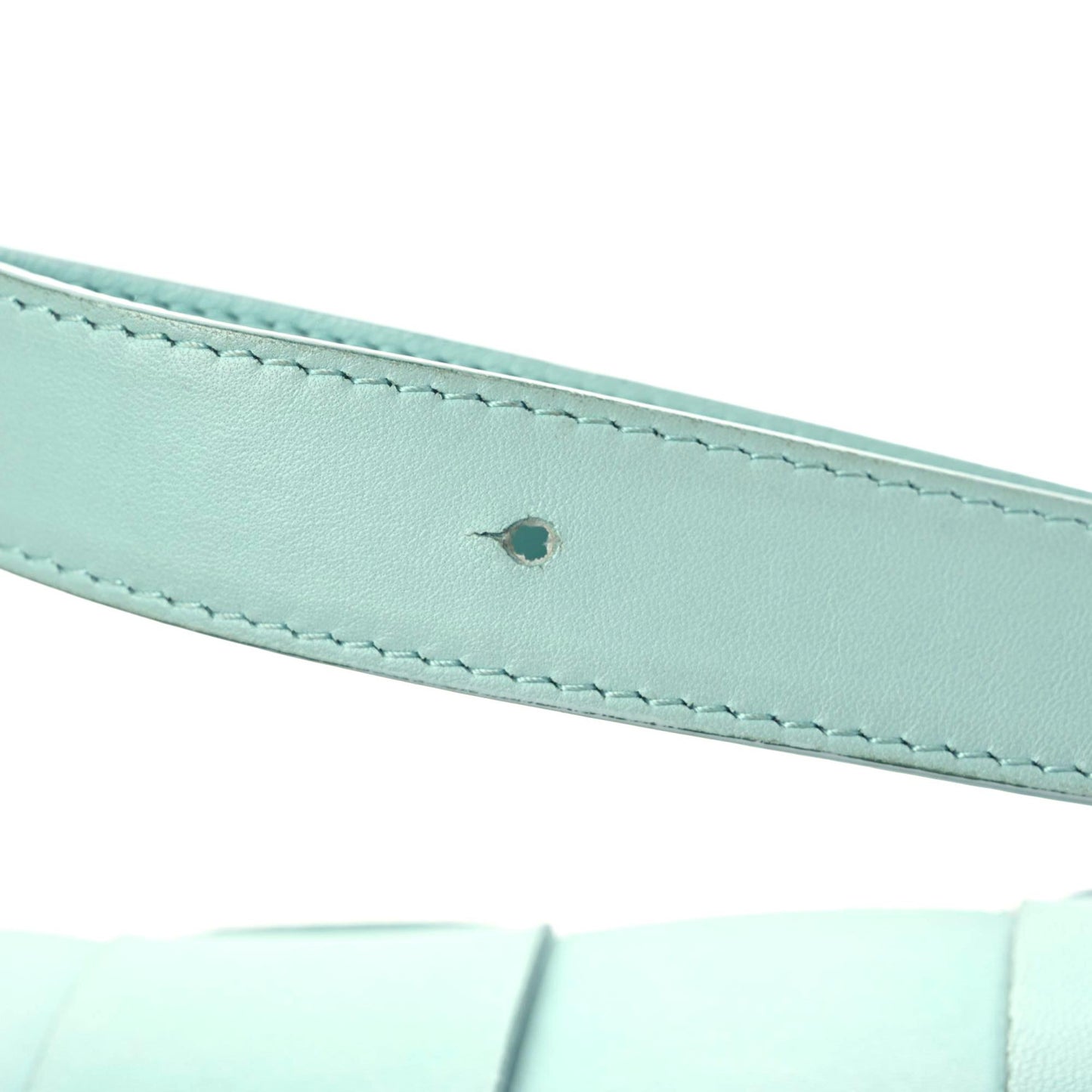 Nappa Maxi Intreccio Cassette Bag Linoleum