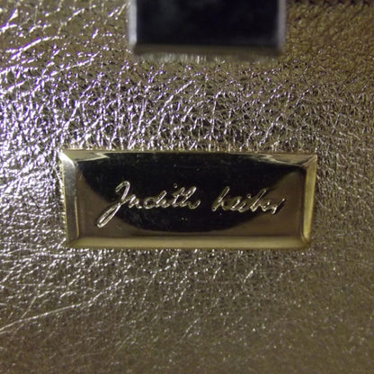 Judith Leiber Swarovski Crystal Minaudiere Clutch Black and Gold 7 of 7