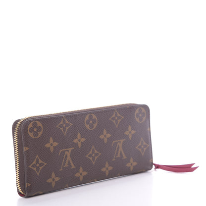 Louis Vuitton Monogram Clemence Wallet Fuchsia 3 of 8