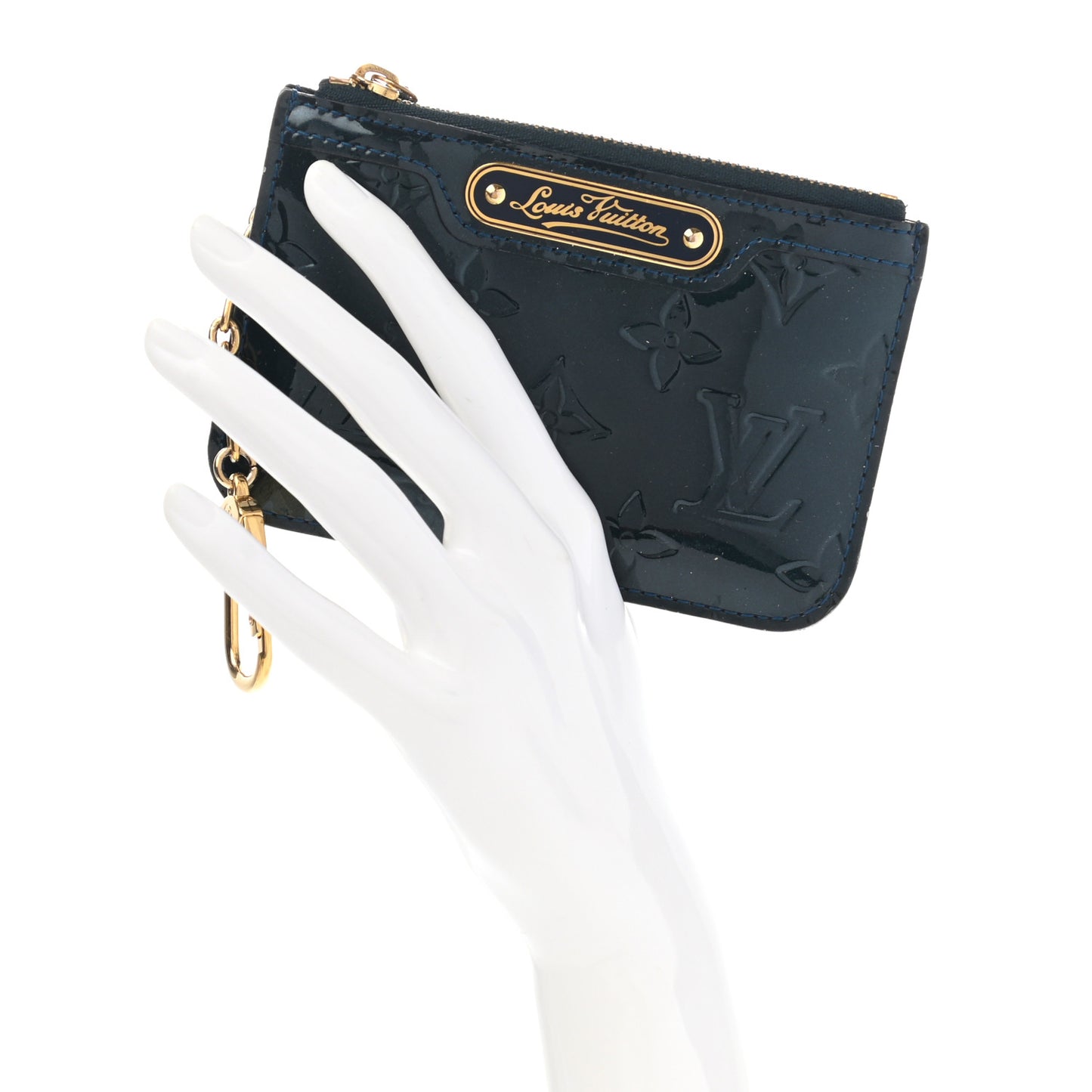 Vernis Key Pouch Blue Nuit
