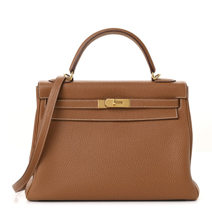 Hermes Togo Kelly Retourne 32 Gold 1 of 25