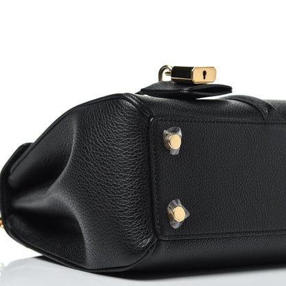 Celine Grained Calfskin Small 16 Top Handle Bag Black 10 of 11