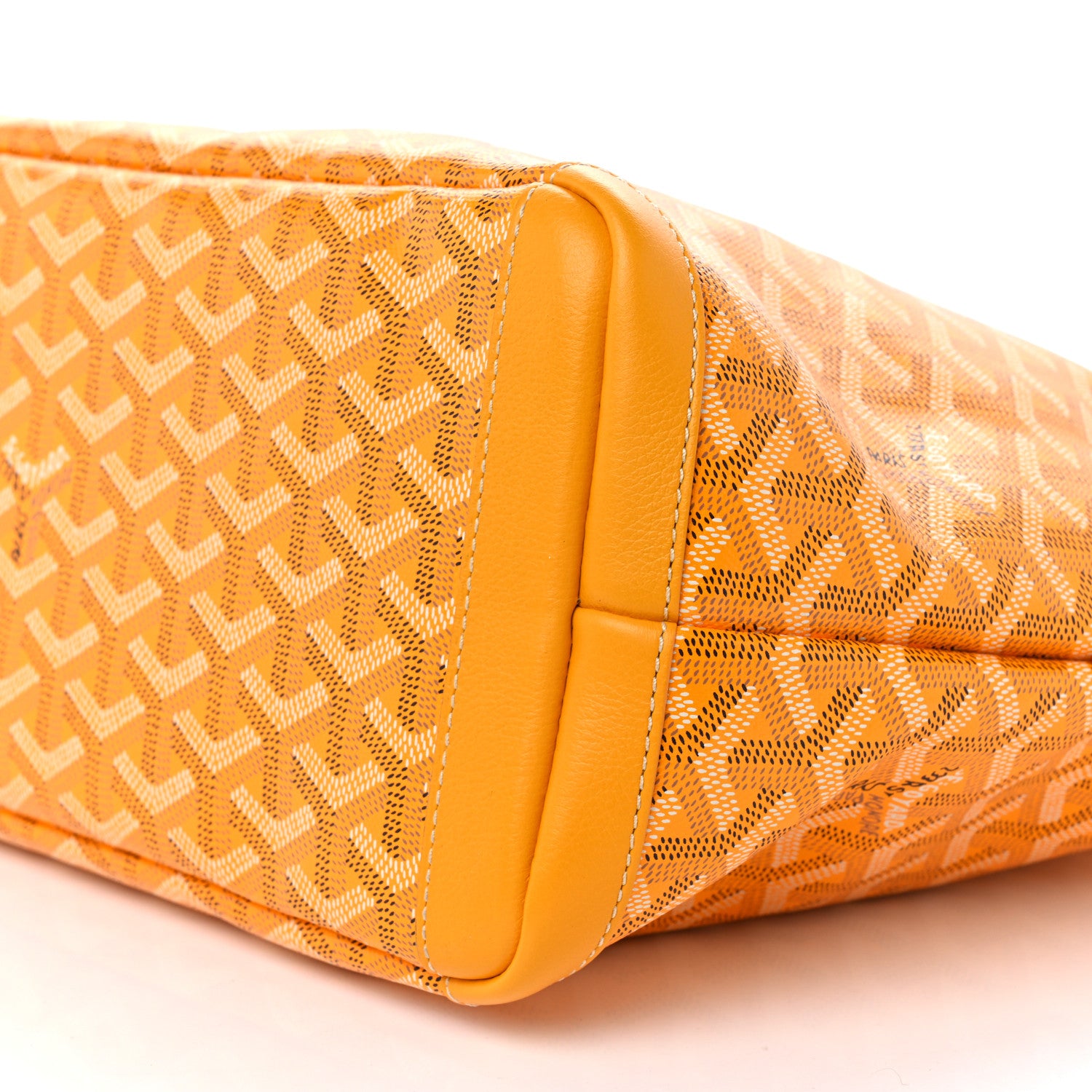 Goyard Goyardine Artois PM Yellow 10 of 10