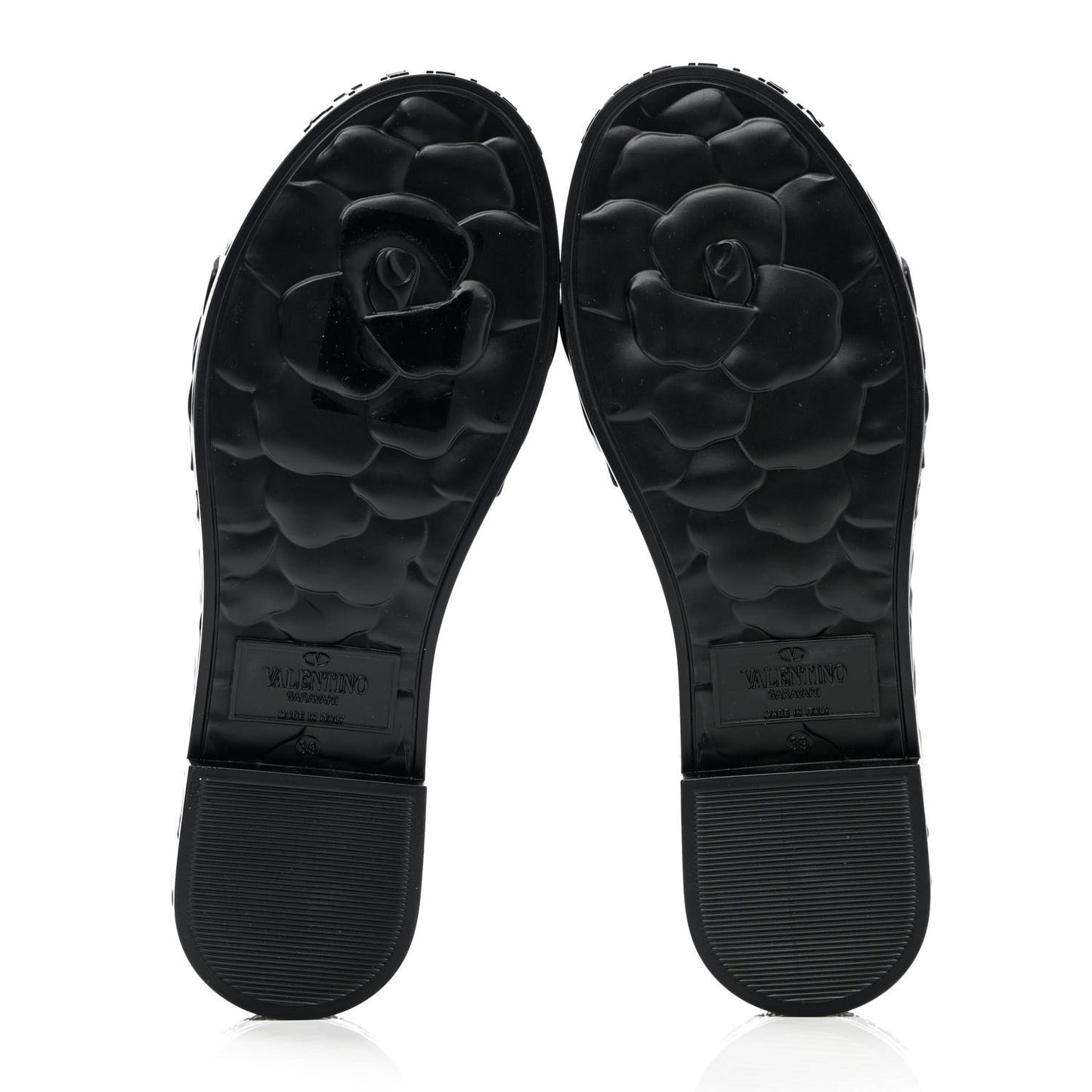 Rubber Atelier 03 Rose Edition 25/40mm Platform Slide Sandals 39 Black