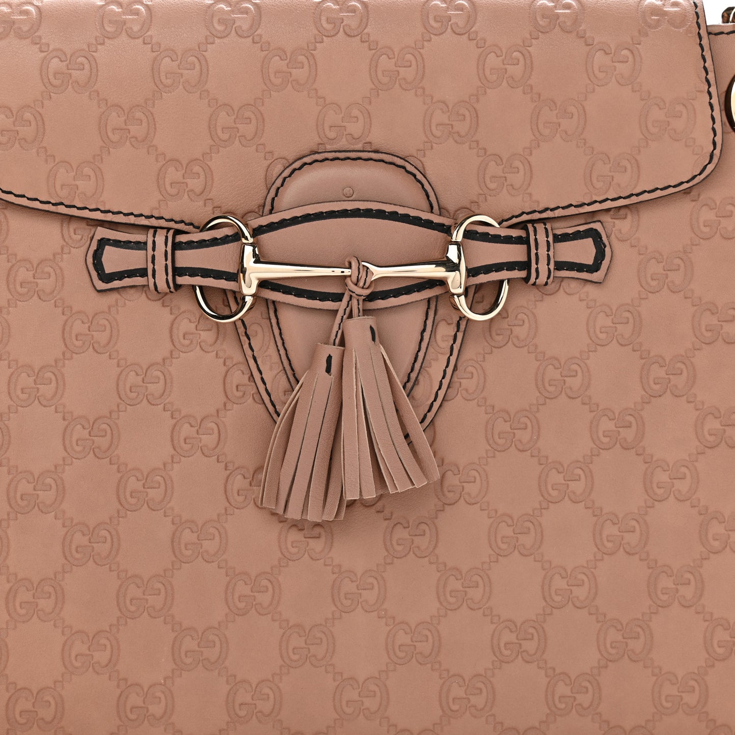 Guccissima Large Emily Chain Shoulder Bag Camelia