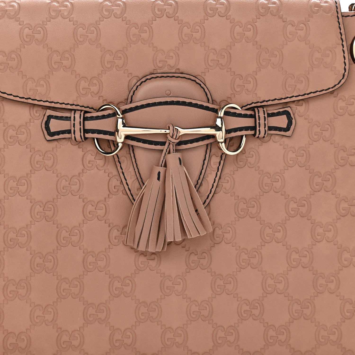 Gucci Guccissima Large Emily Chain Shoulder Bag Camelia 15 of 25