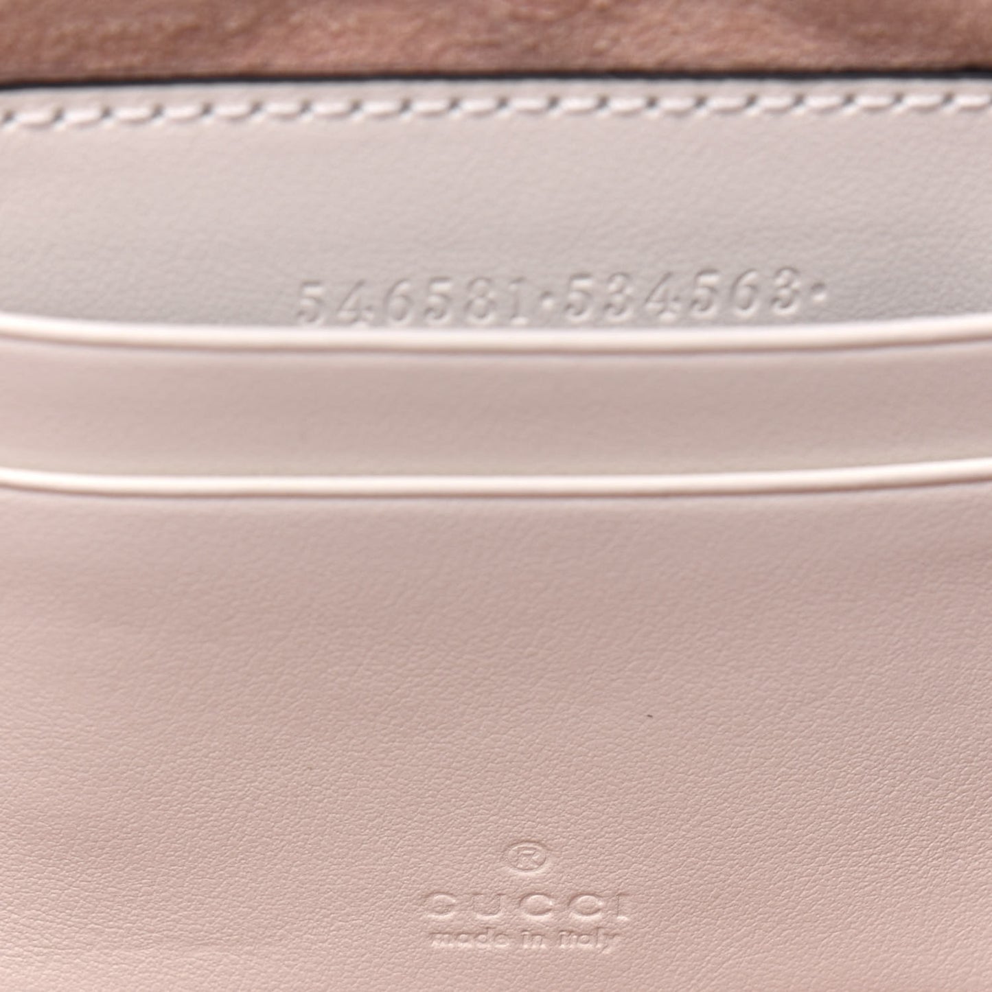 Calfskin Matelasse Mini GG Marmont Chain Crossbody Bag White